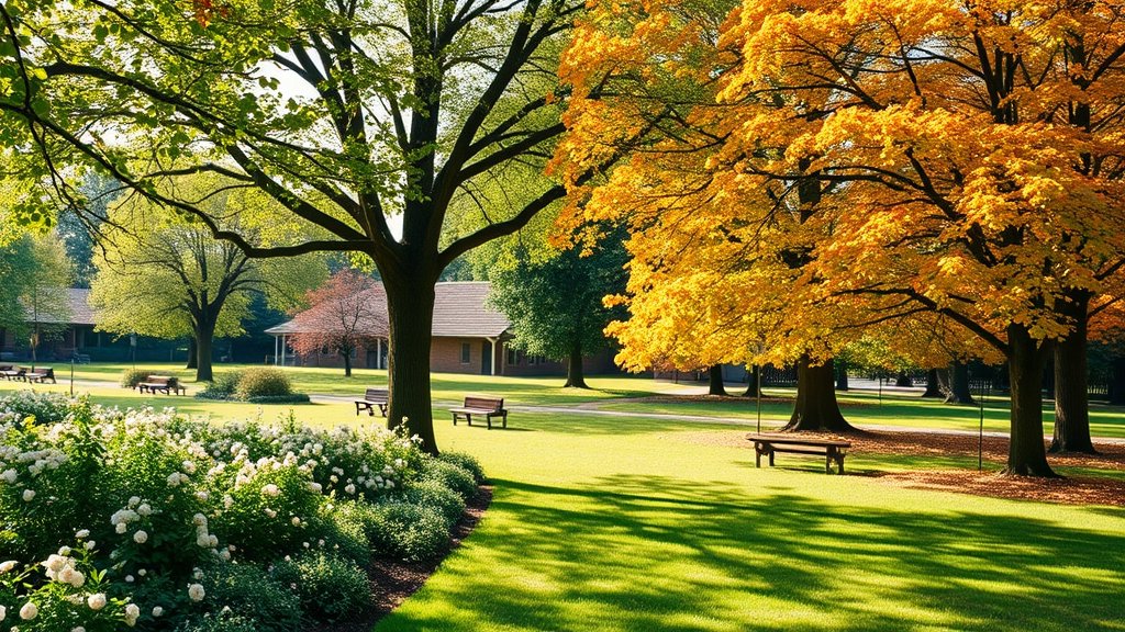 De charme van elk seizoen: herfst, winter, lente en zomer