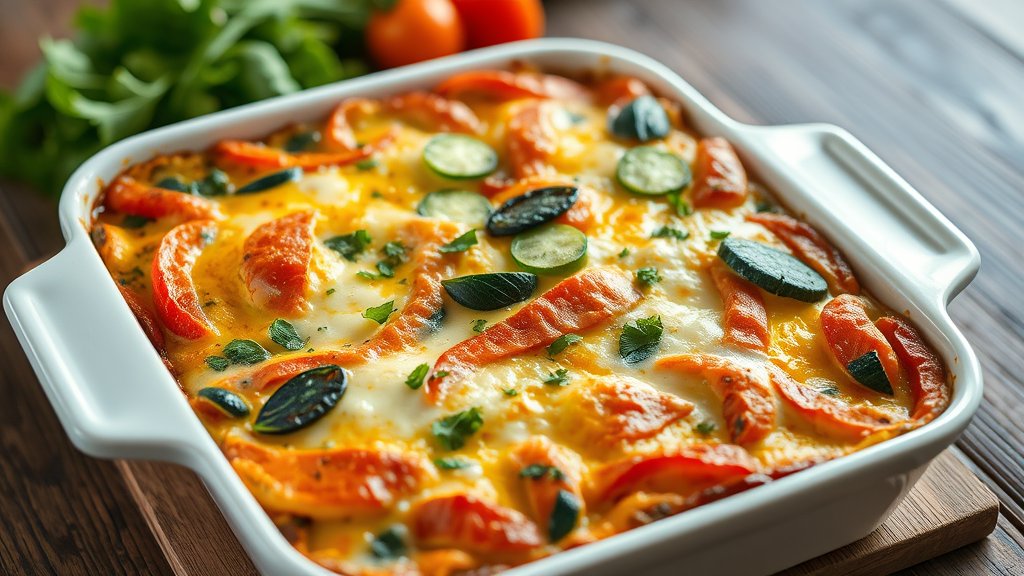 Koolhydraatarme bloemkoolschotel met ham en kaas: simpel en lekker